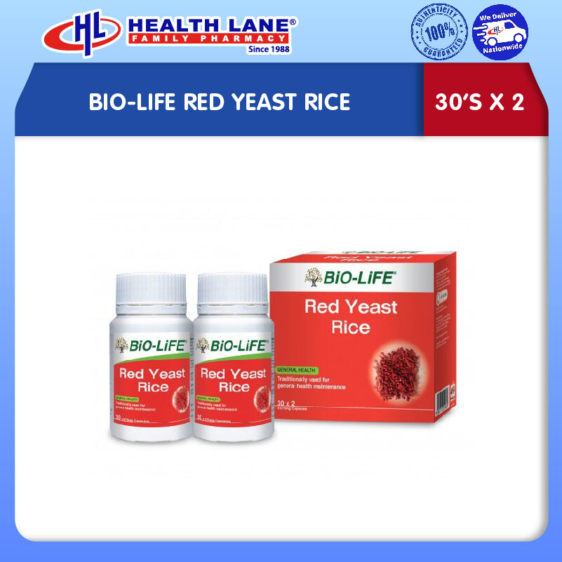 BIO-LIFE RED YEAST BERAS  (30'SX2)